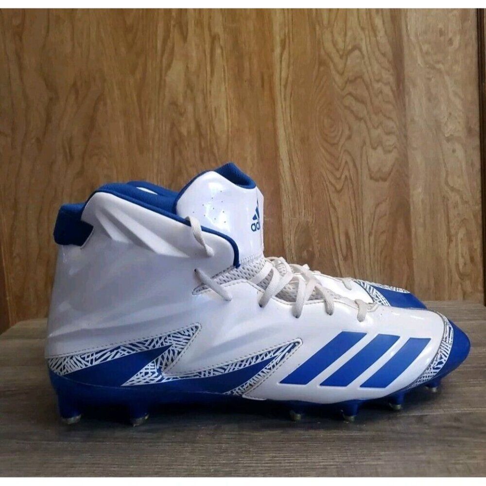 Adidas Freak X Carbon Football Cleats Blue White Men’s Size 17‎